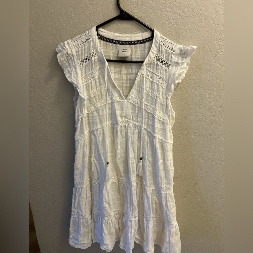 Knox Rose White Boho Lace Top